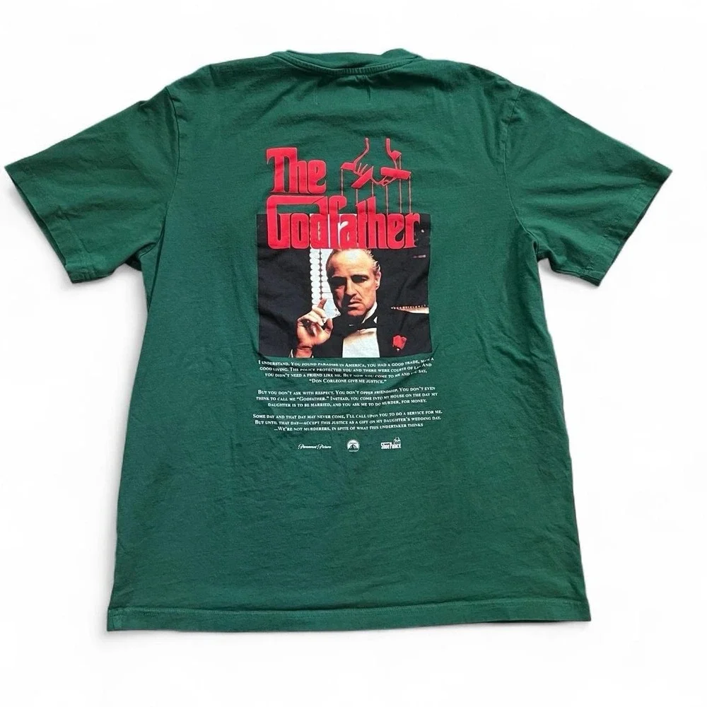 The Godfather X Shoe Palace Green Short Sleeve T-Shirt Size Large Streetwear